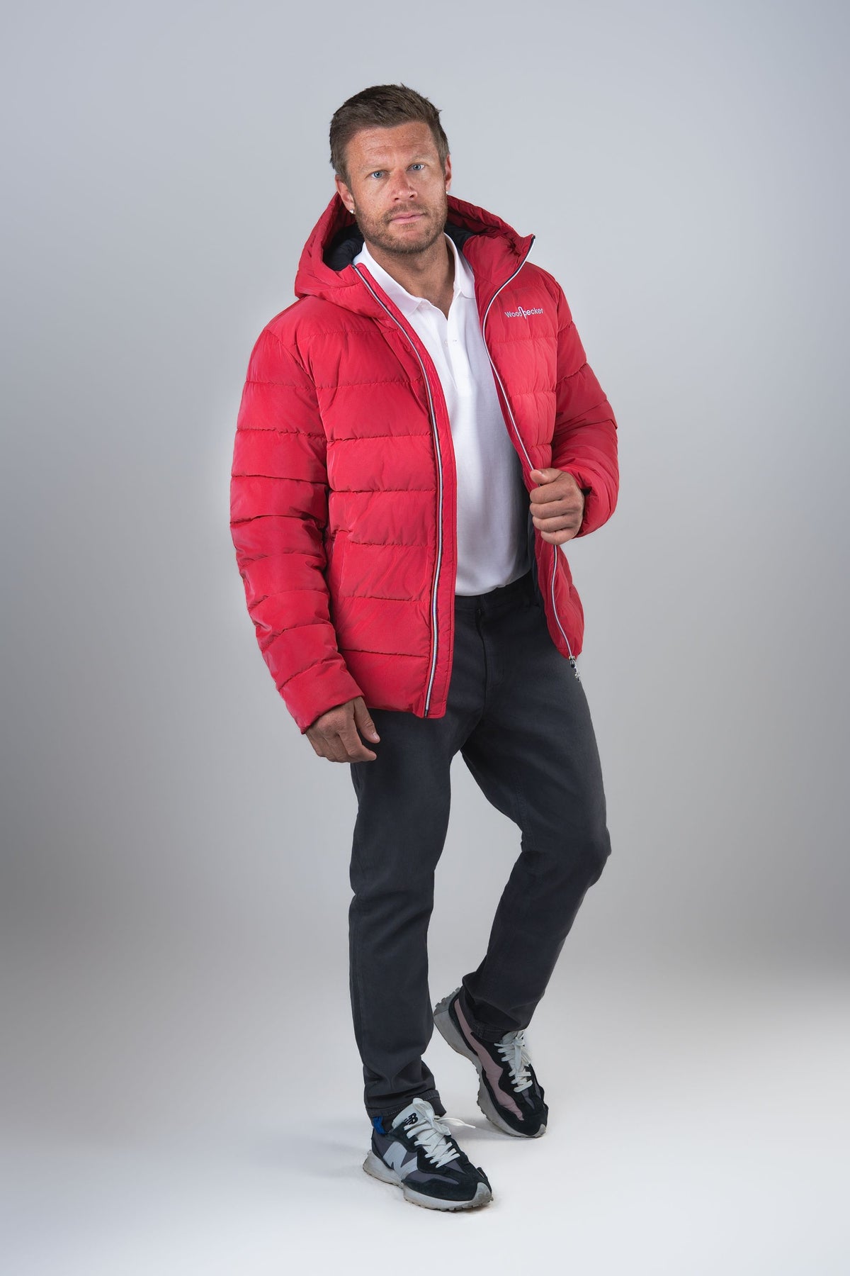 Men's Medium Weight Sparrow Coat - Red Diamond