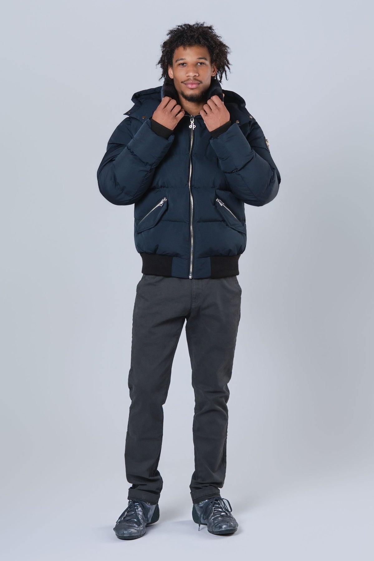 Men's Woody Bomber Jacket - Matte Navy