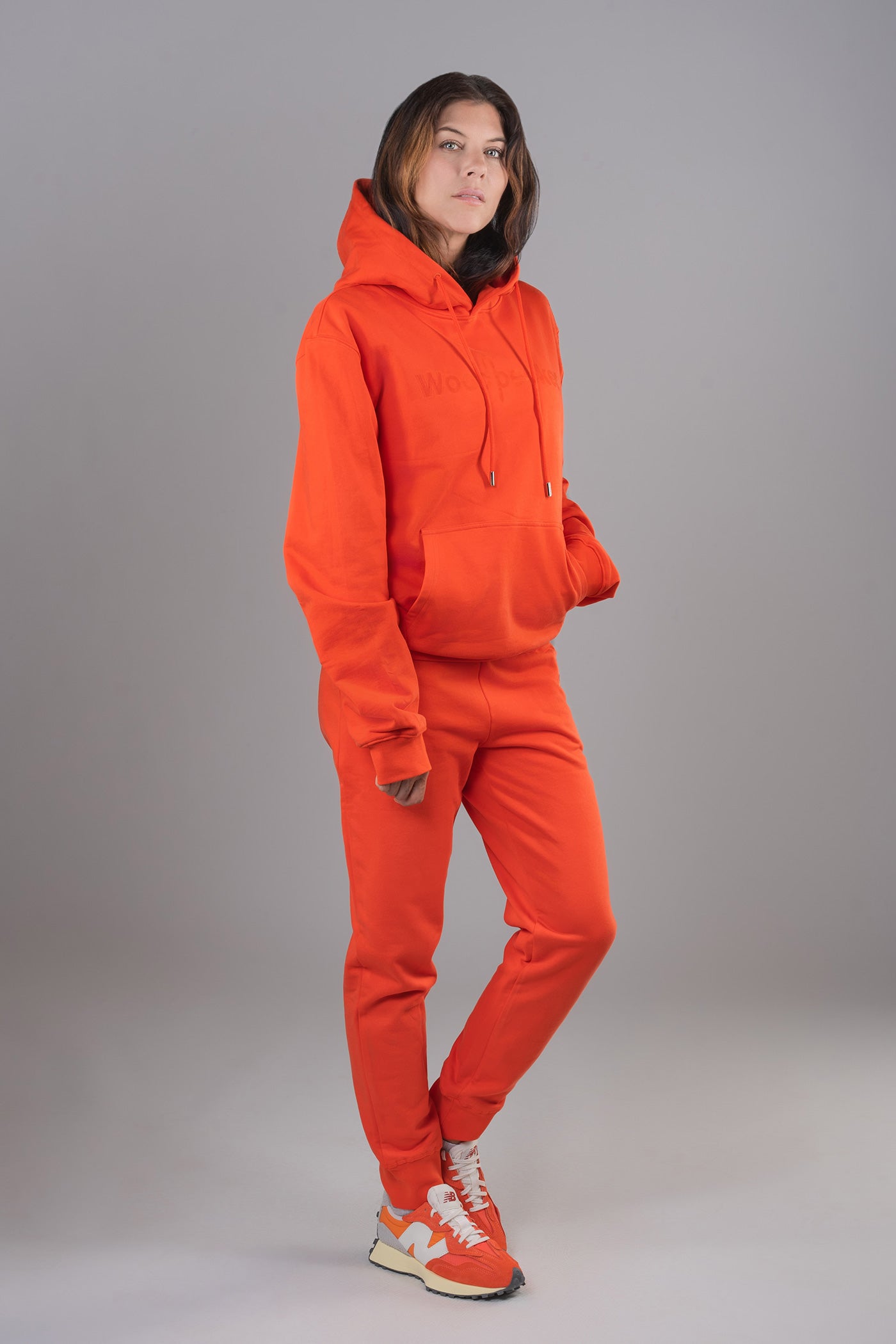 Unisex Cotton Sweatsuit - Blood Orange