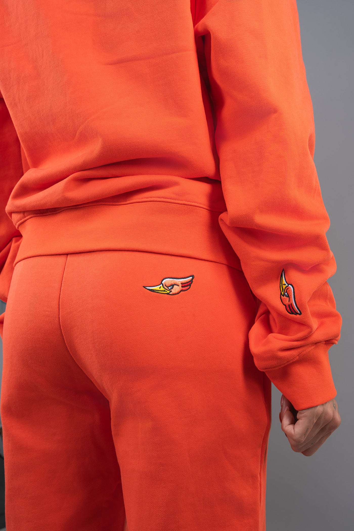 Unisex Cotton Sweatsuit - Blood Orange