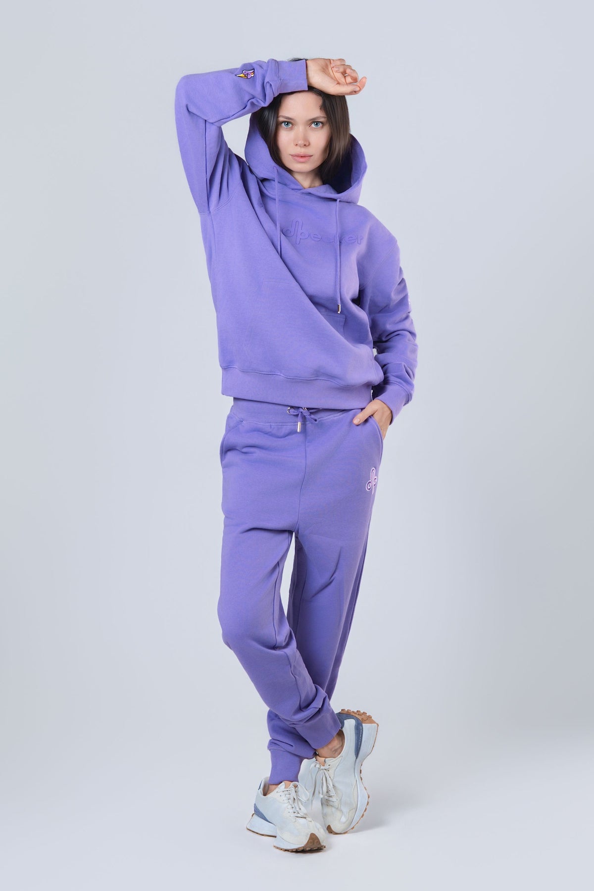 Unisex Cotton Sweatsuit - Purple