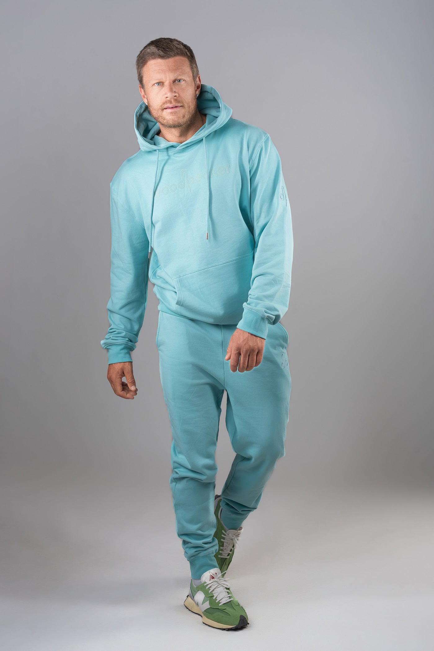 Unisex Cotton Sweatsuit - Seafoam