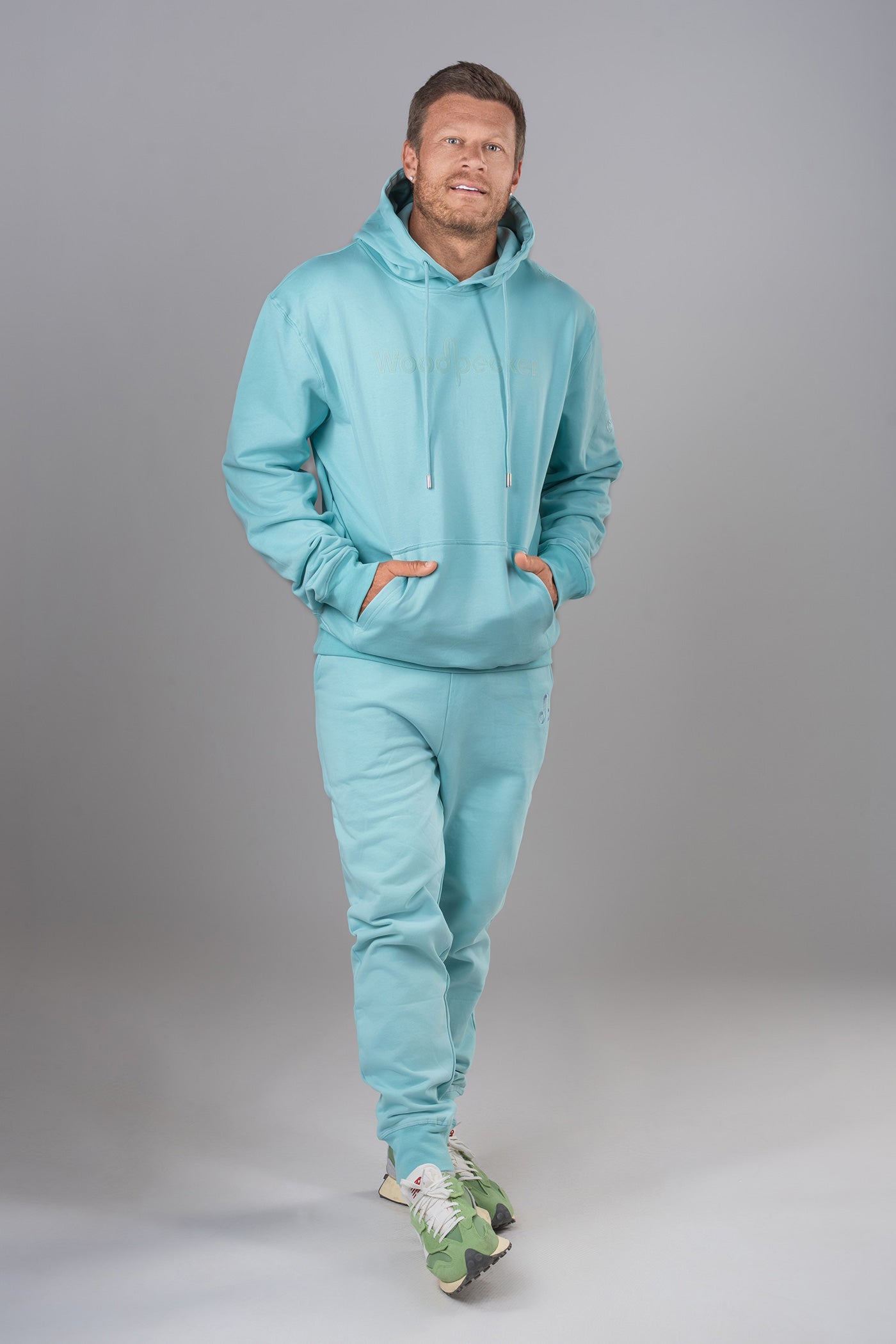 Unisex Cotton Sweatsuit - Seafoam