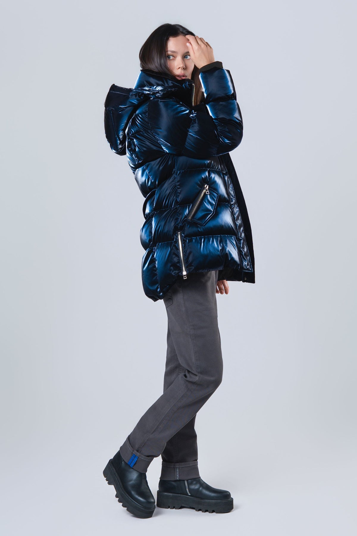 Women's Bumnester 3/4 Coat - All Wet Navy