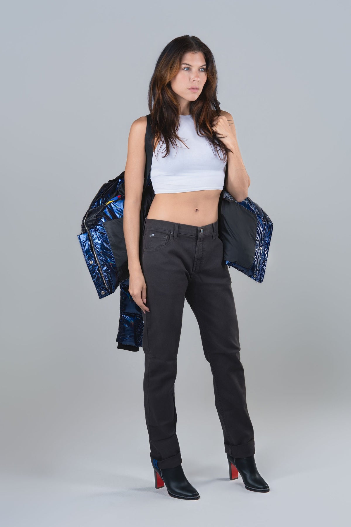 Women's Bumnester 3/4 Coat - Oily Blue
