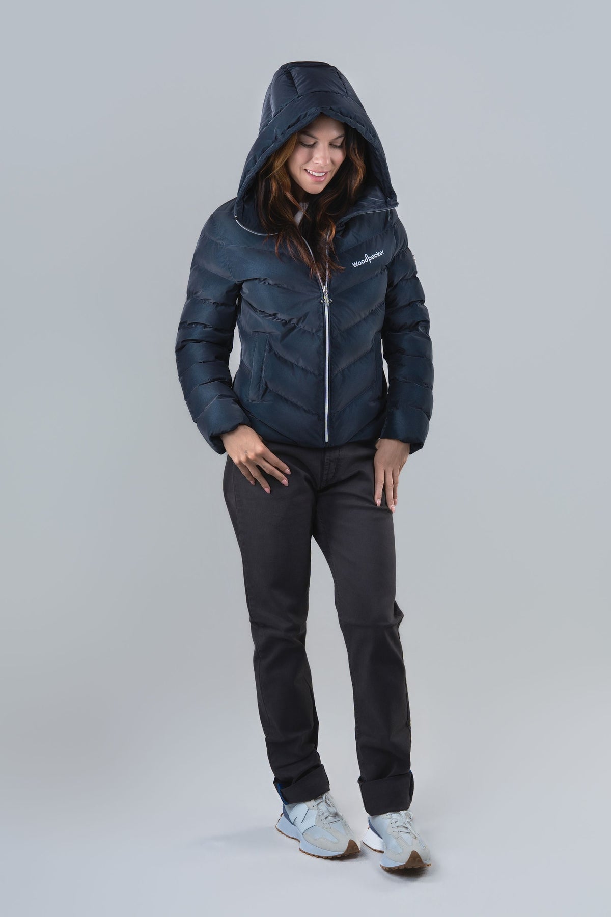 Women's Medium Weight Robin Coat - Blue Diamond