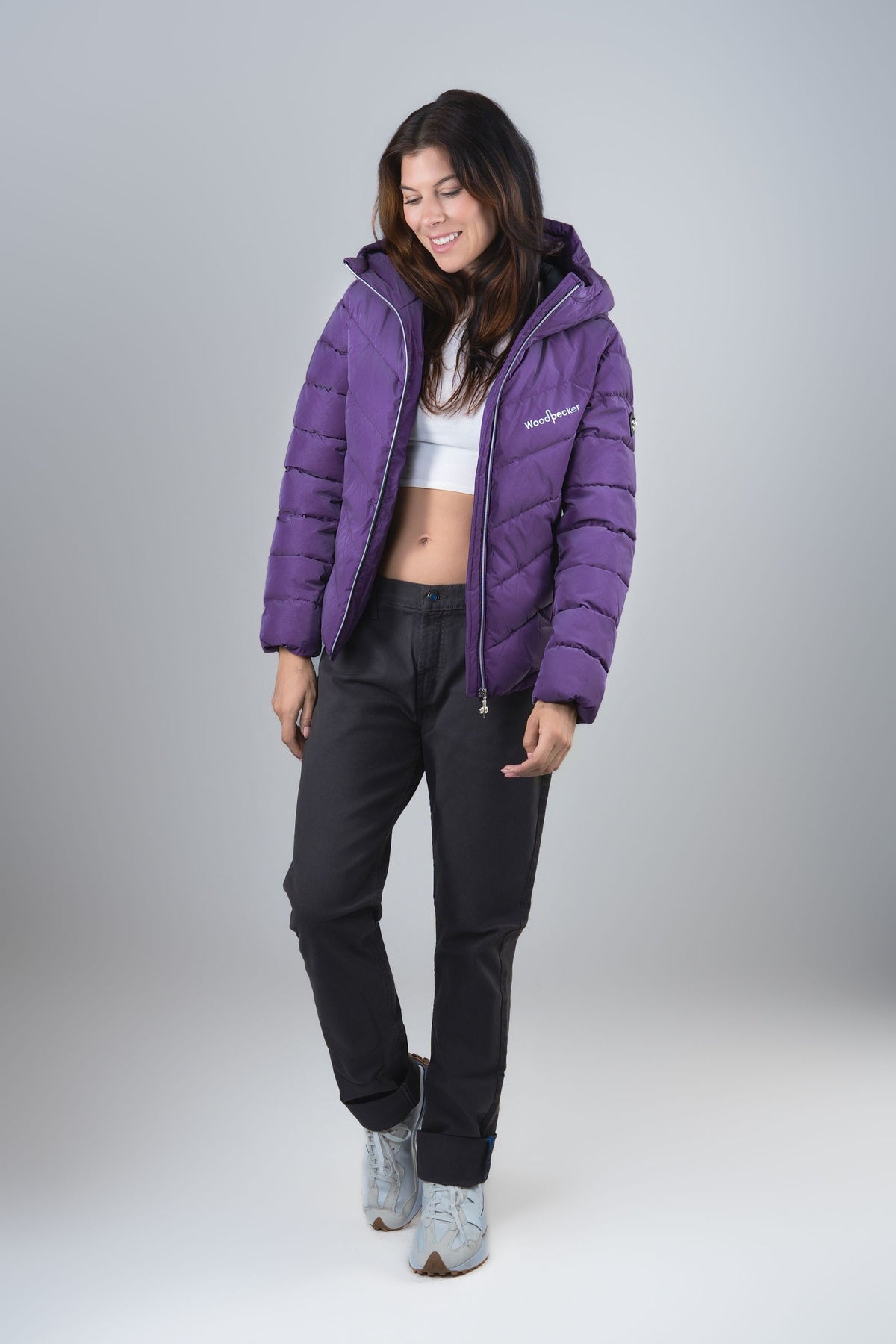 Women's Medium Weight Robin Coat - Purple Diamond