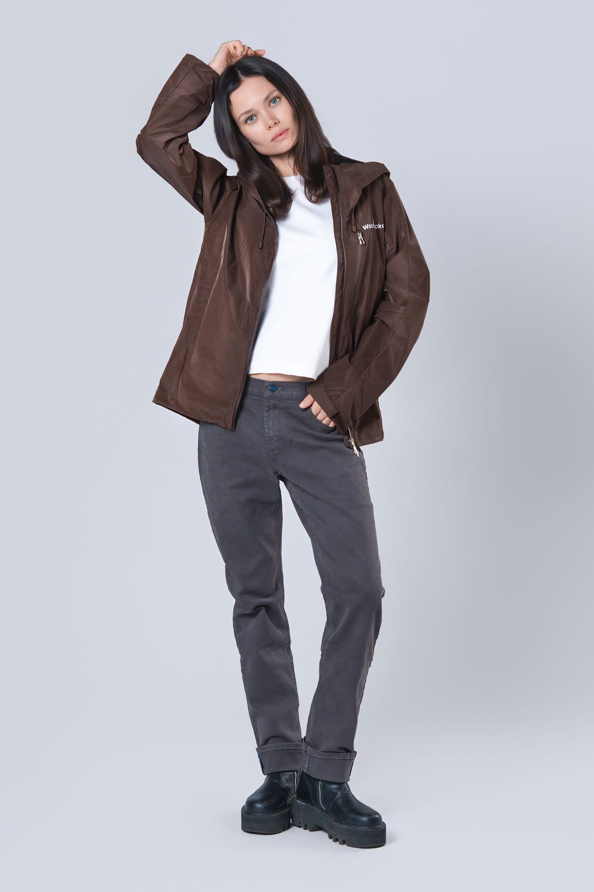 Women's Wind Shell - Mocha Diamond