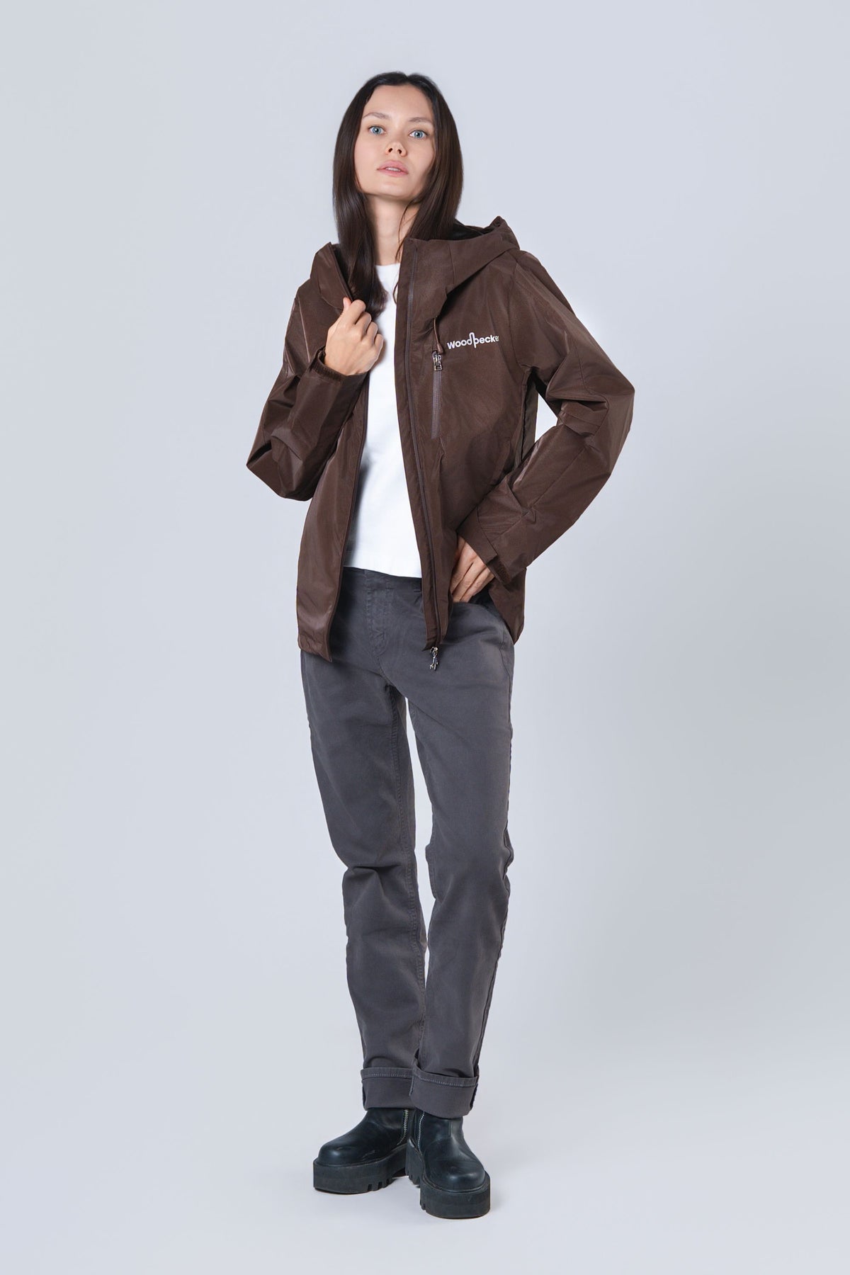 Women's Wind Shell - Mocha Diamond