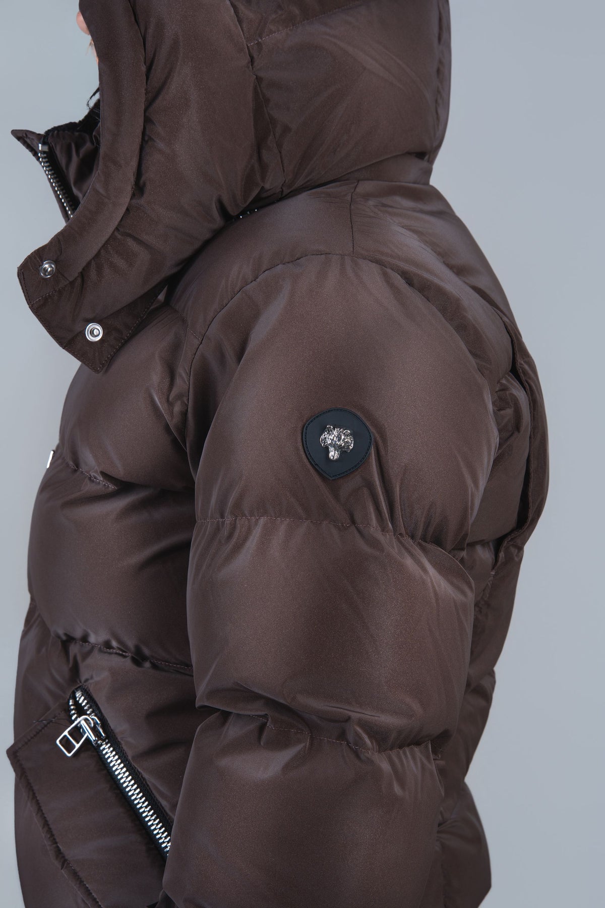 Women's Woody Bomber Jacket - Mocha Diamond