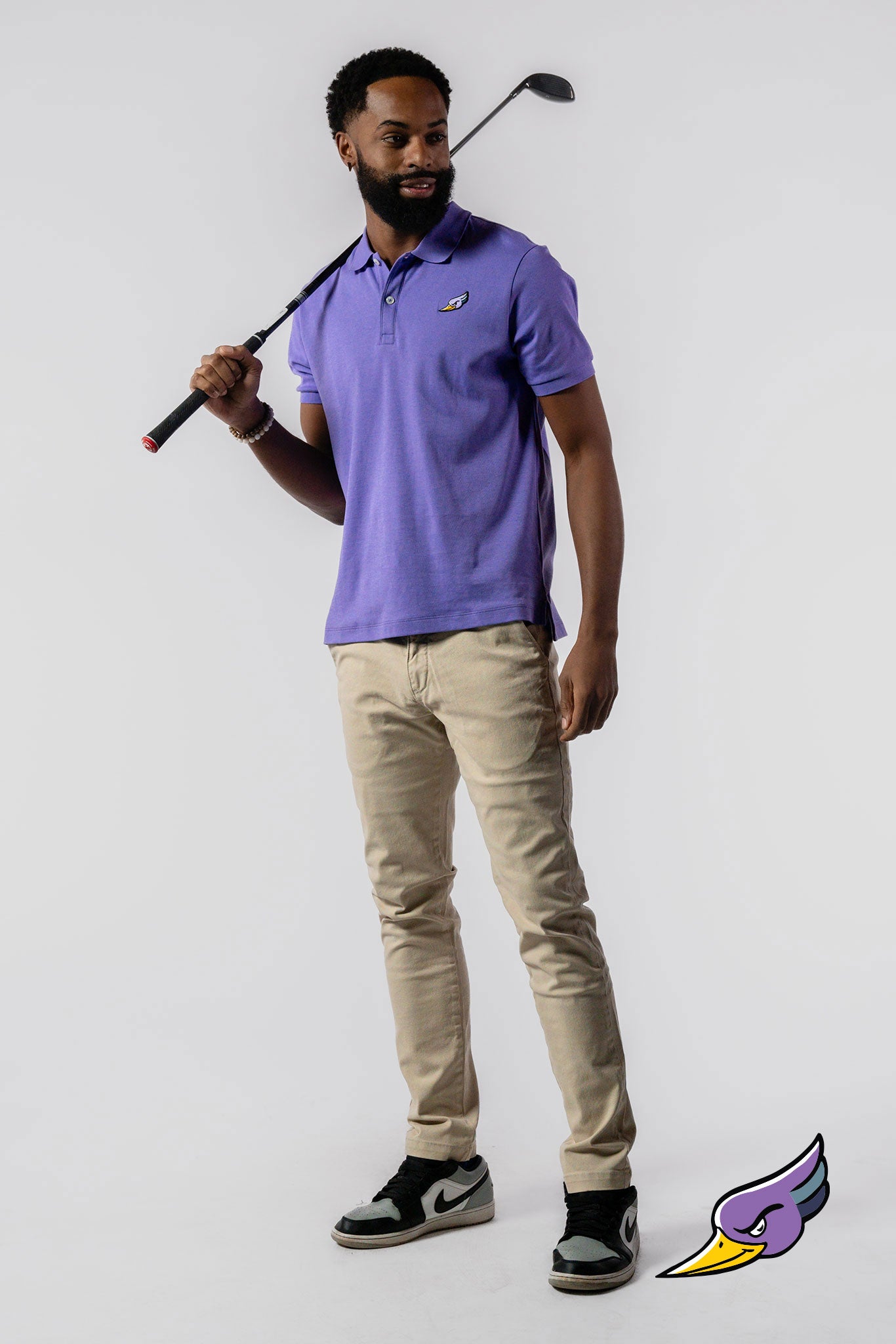 Men's Polo Shirt - Violet
