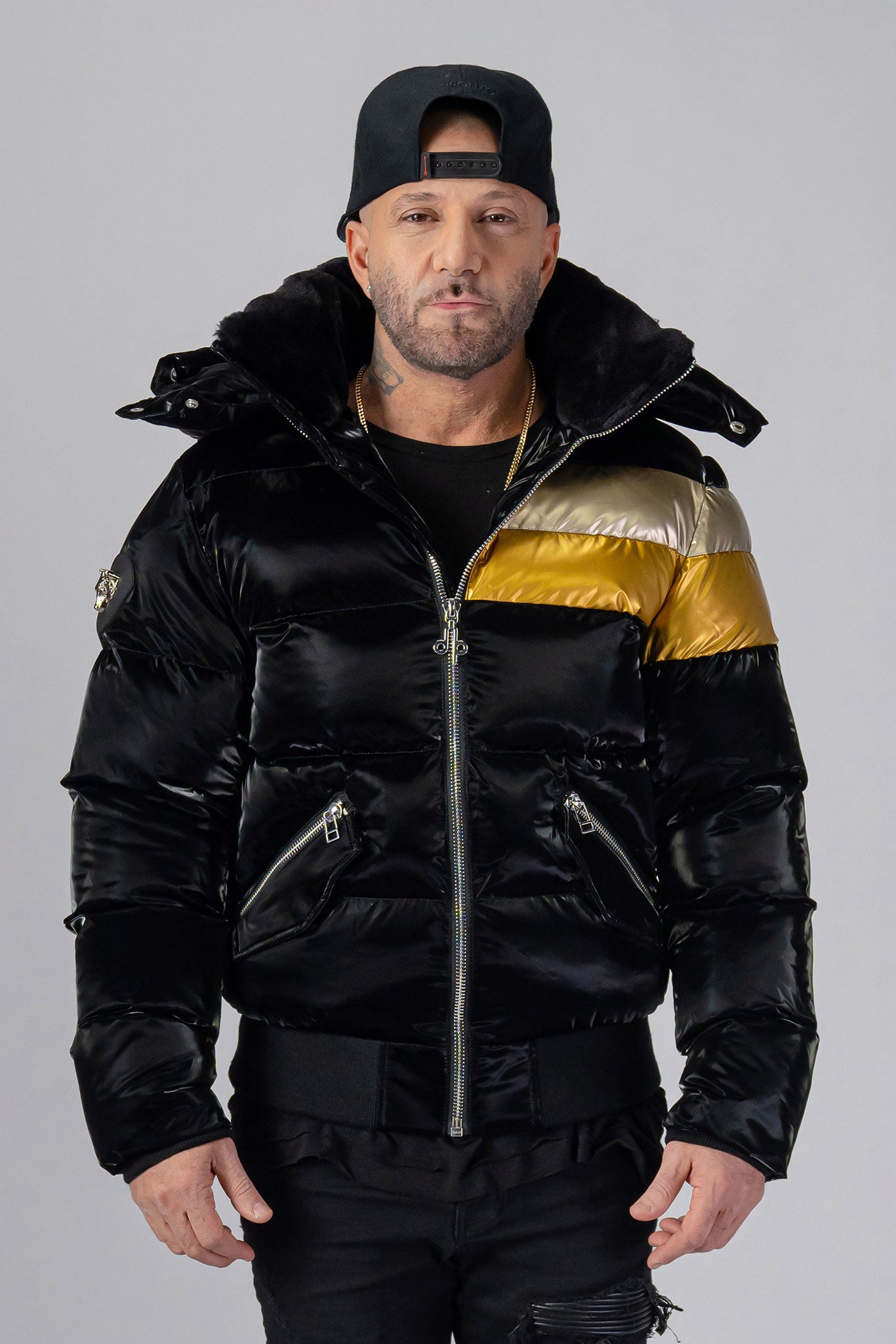 Men Bomber Woody Jacket