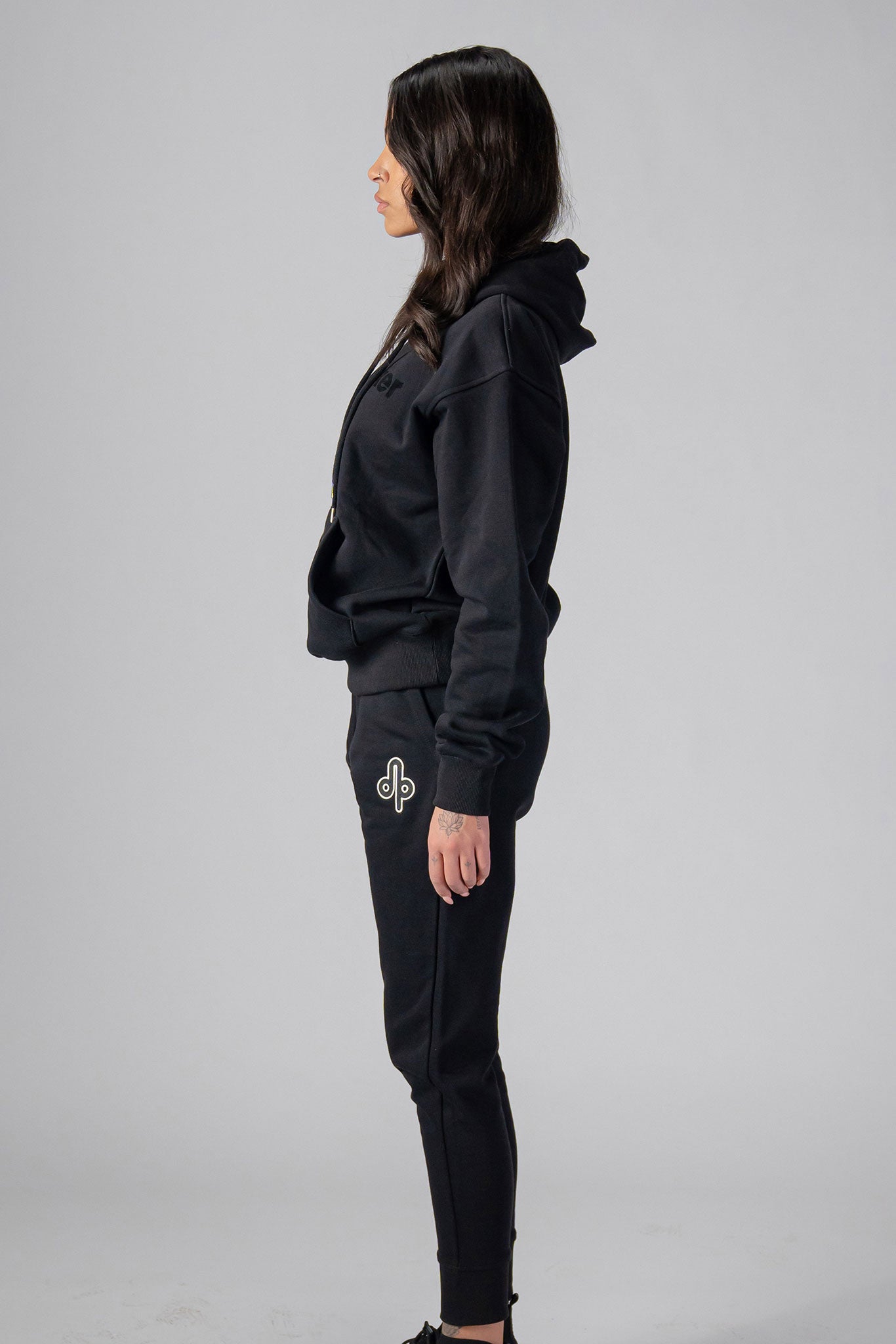 Woodpecker Unisex Cotton Sweatsuit, Black Colour, Woodpecker, Coat, Moose, Knuckles, Canada, Goose, Mackage, Montcler, Will, Poho, Willbird, Nic, Bayley. Super cozy casual for home or activewear.