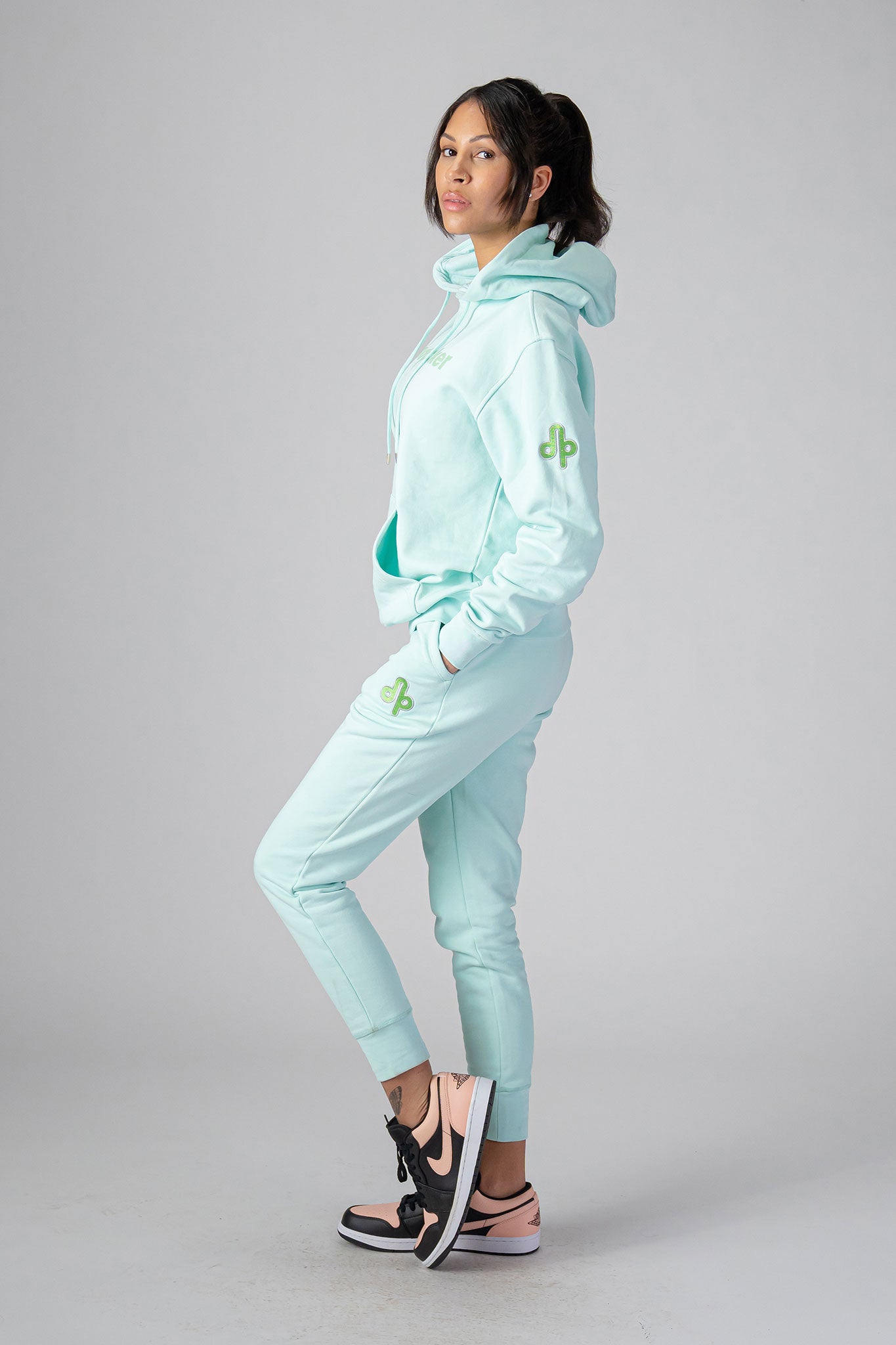 Woodpecker Unisex Cotton Sweatsuit, Mint Colour, Woodpecker, Coat, Moose, Knuckles, Canada, Goose, Mackage, Montcler, Will, Poho, Willbird, Nic, Bayley. Super cozy casual for home or activewear.