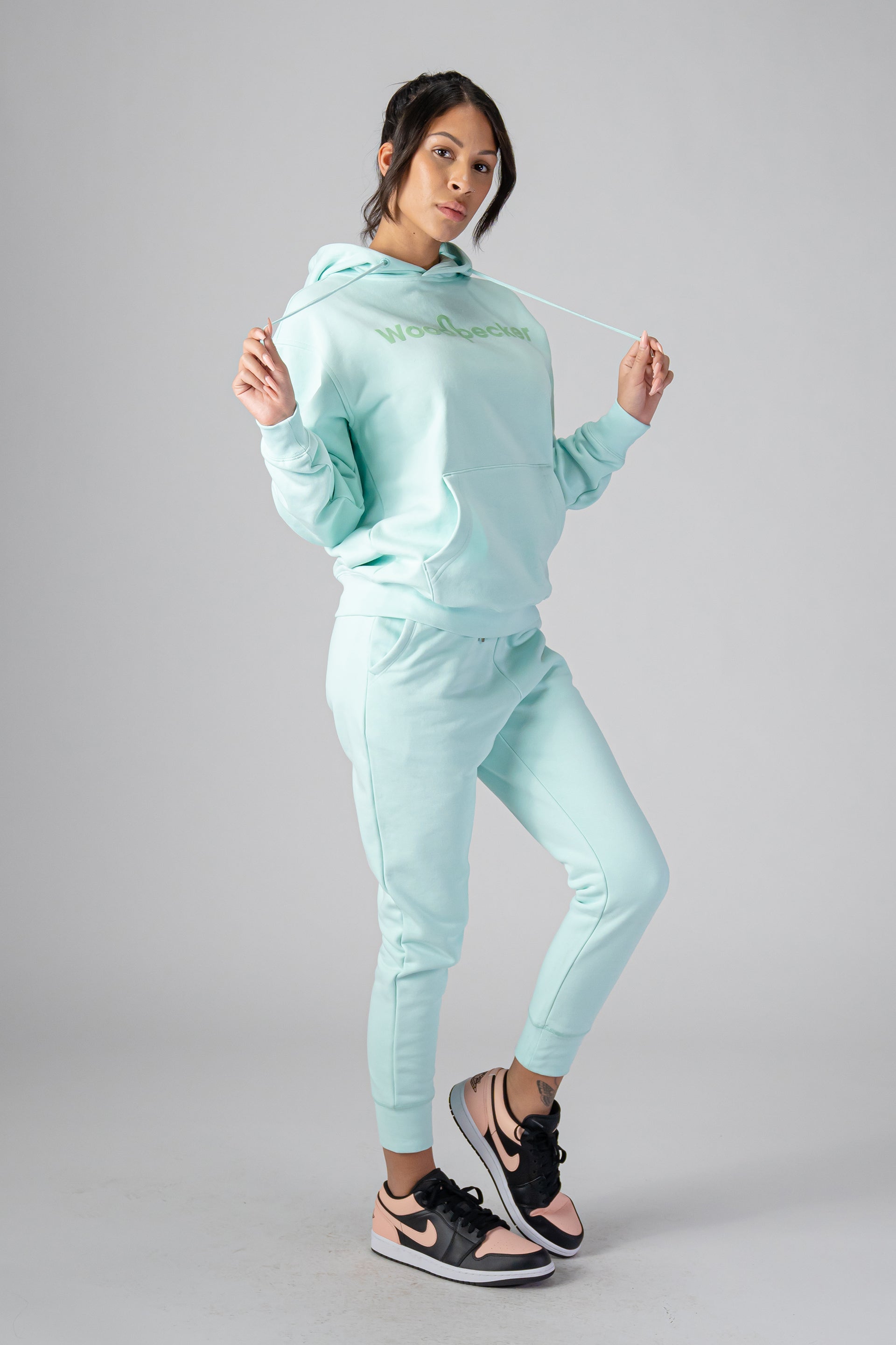 Woodpecker Unisex Cotton Sweatsuit, Mint Colour, Woodpecker, Coat, Moose, Knuckles, Canada, Goose, Mackage, Montcler, Will, Poho, Willbird, Nic, Bayley
