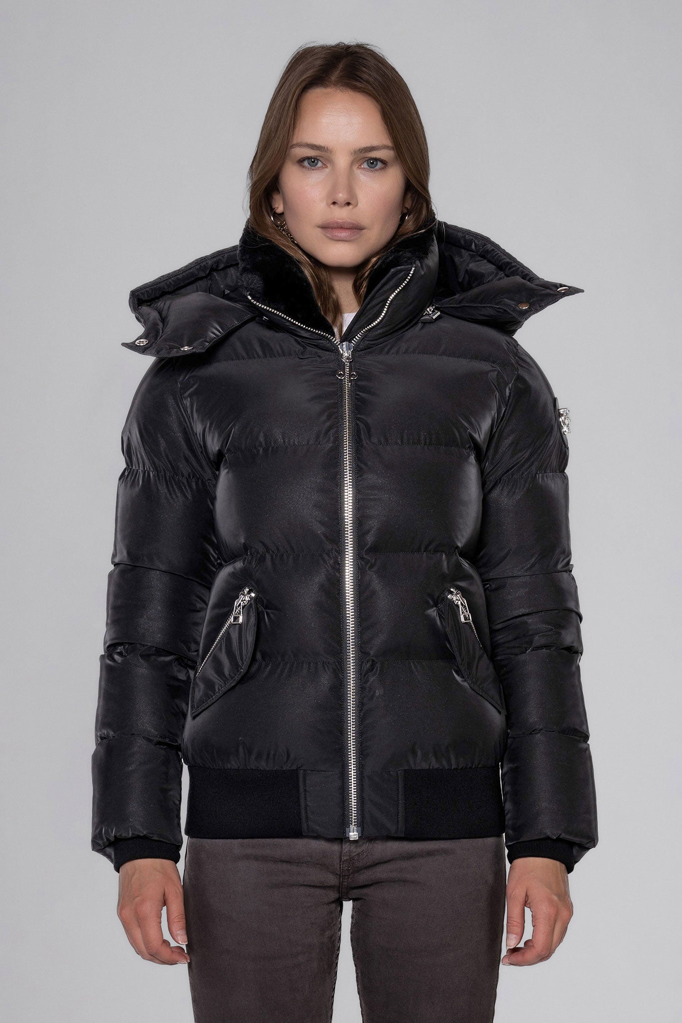 Black Bomber Jacket Women