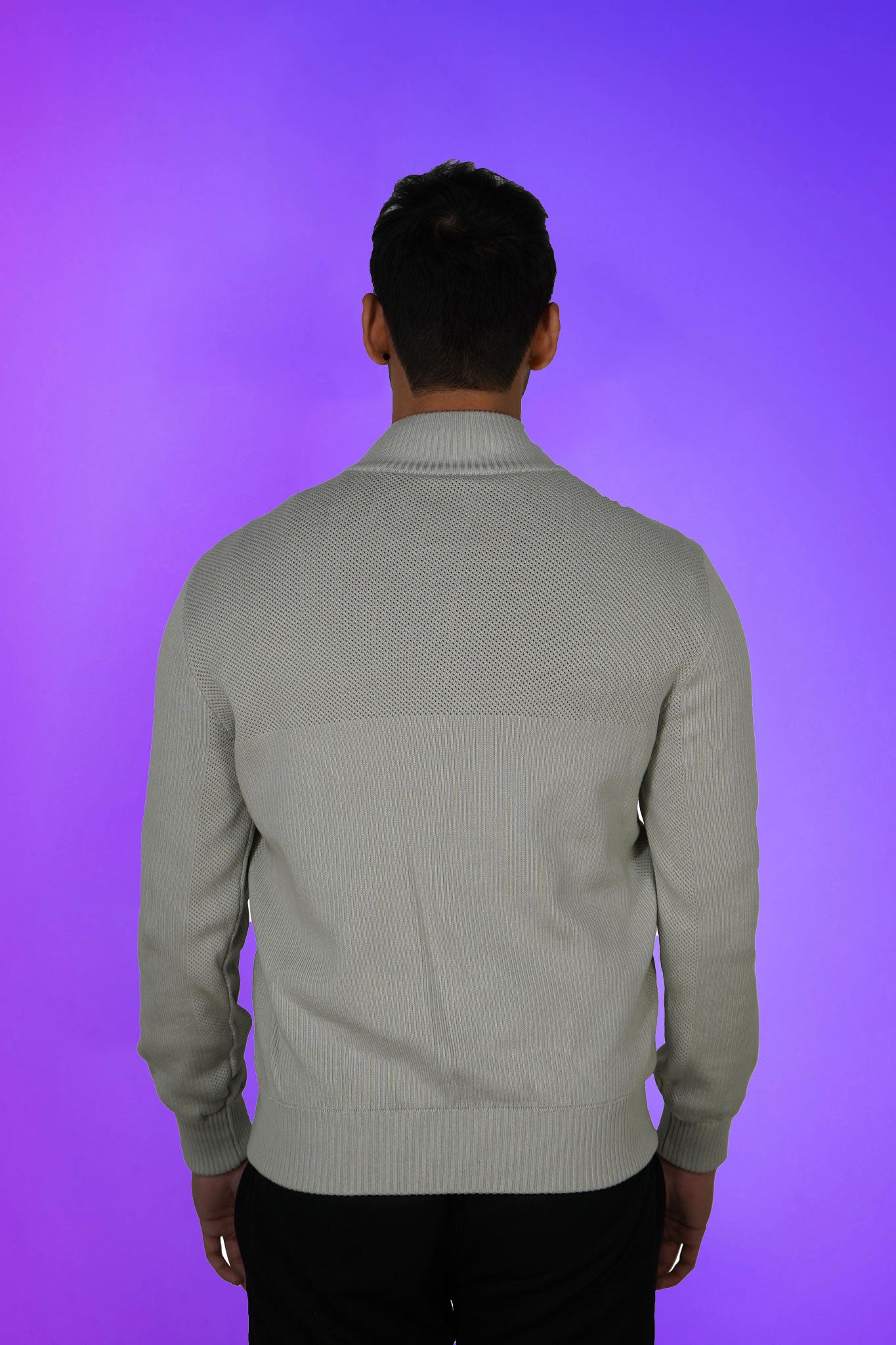 Woodpecker Men's Sweater Vest. High-end Canadian designer sweater vest for men in "Matte Cream" colour. Superior quality warm sweater for men. Moose Knuckles, Canada Goose, Mackage, Montcler, Will Poho, Willbird, Nic Bayley